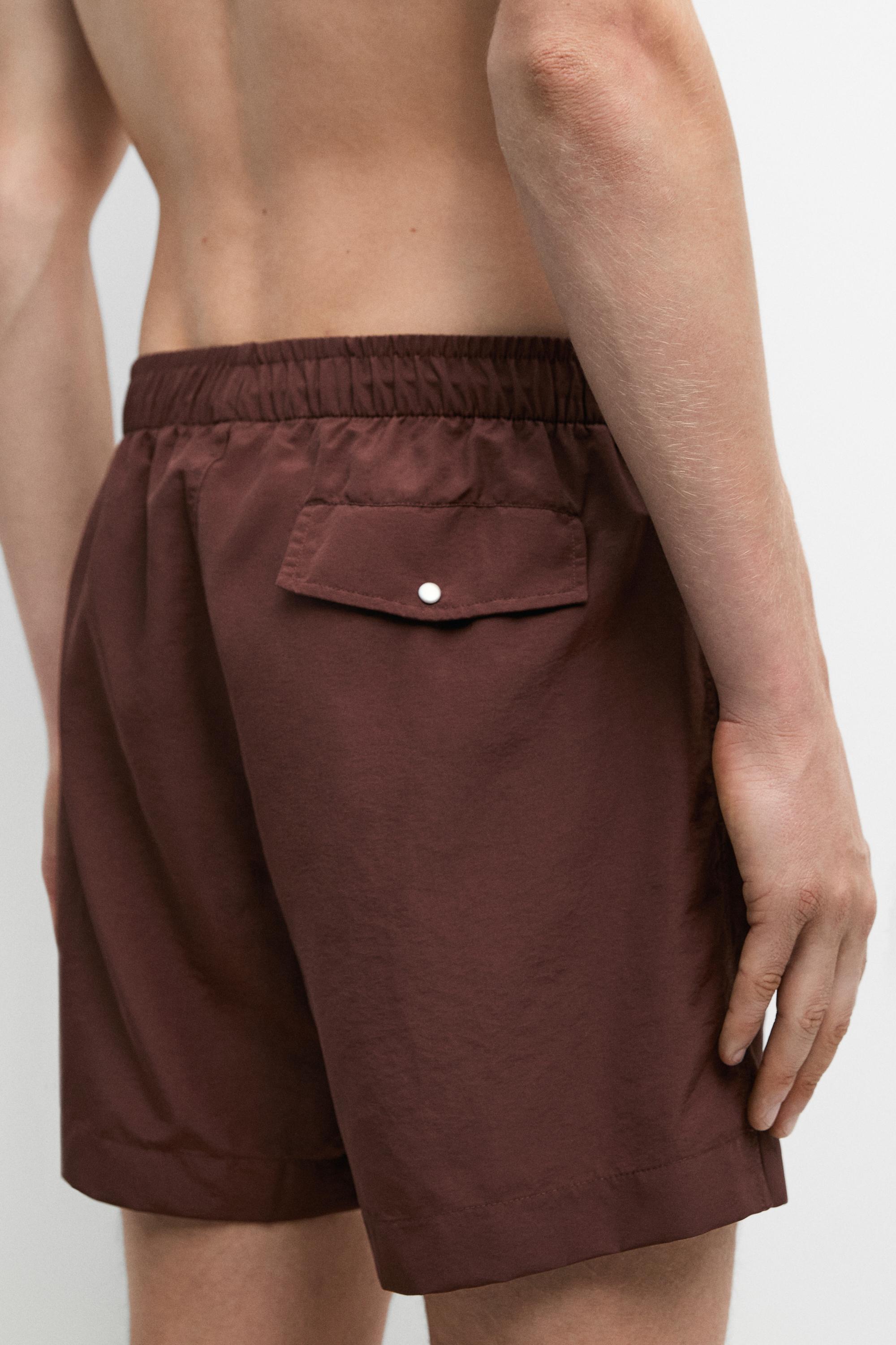 Solid Swim Trunks